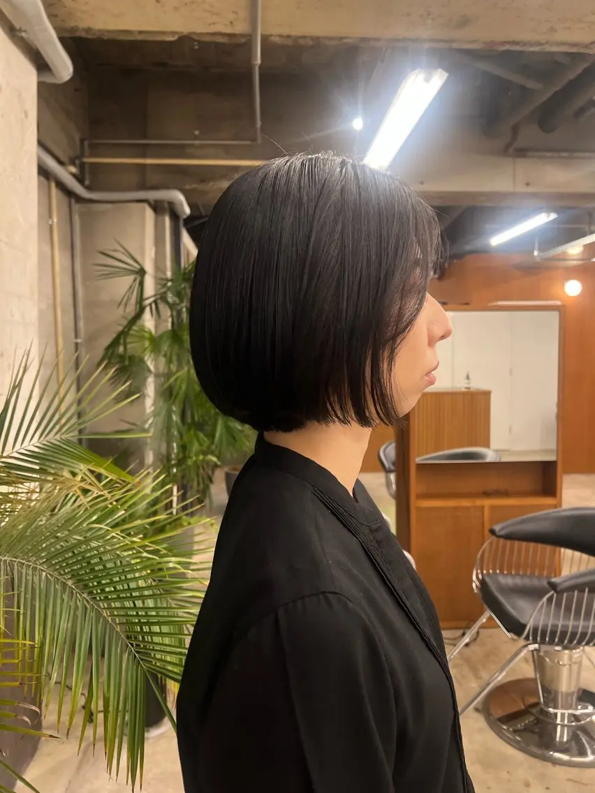 ショート ボブ 佐久間 萌のヘアスタイル
