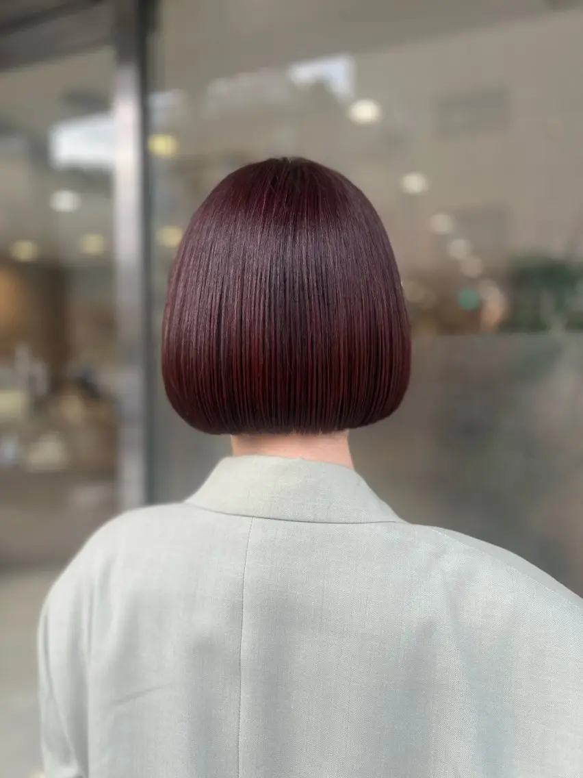 ミディアム カラー ヘアカラー メンズハイライト × perm Runoのヘアスタイル