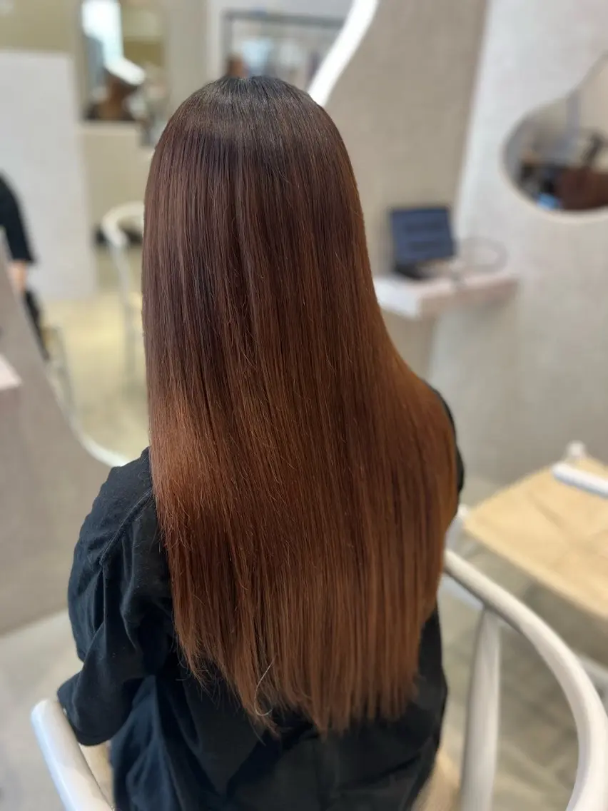 ロング エクステ 小池 夏美のヘアスタイル