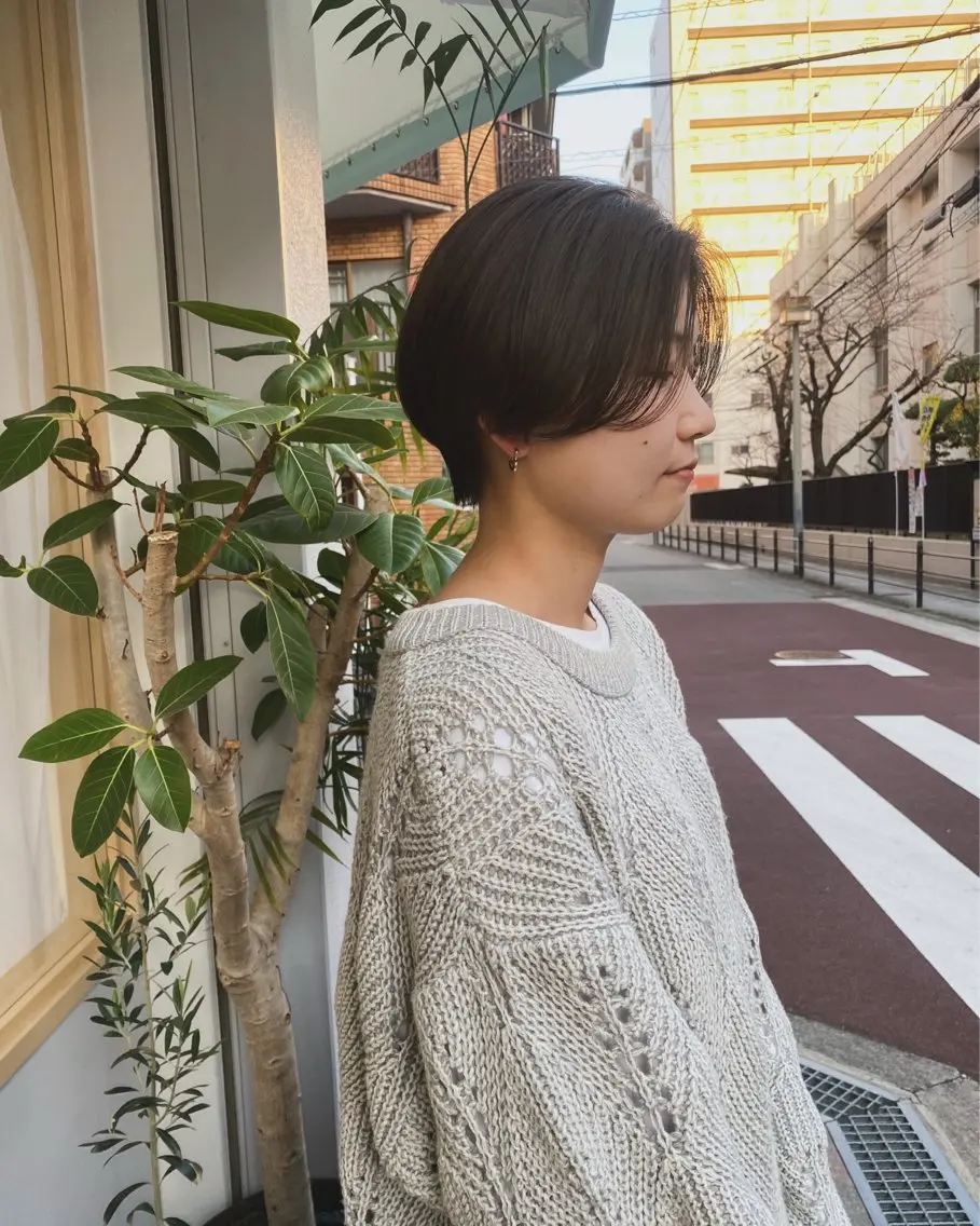 ショート カット ヘアカラー 山本 銘子のヘアスタイル