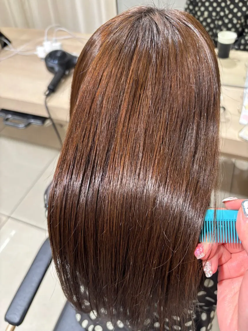 ロング カラー ヘアカラー 🍒カラー/縮毛🍒 こばるのヘアスタイル