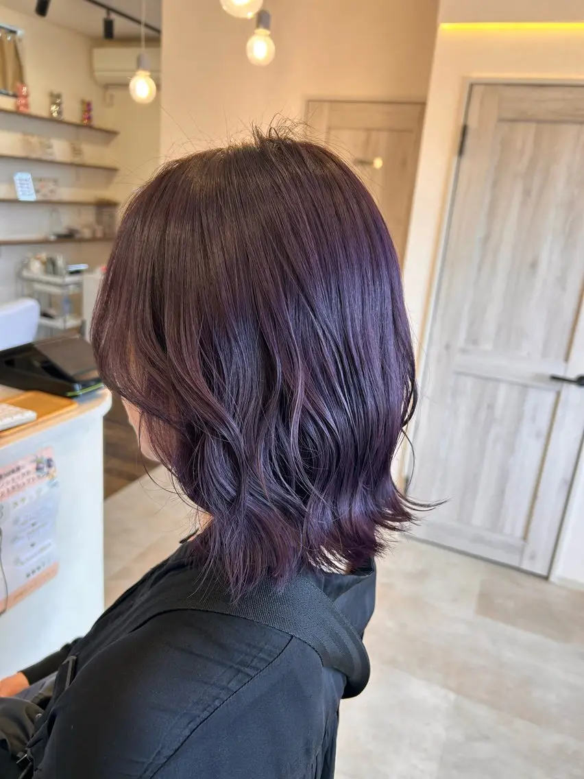 ミディアム カラー ブリーチ soelle Hanaのヘアスタイル