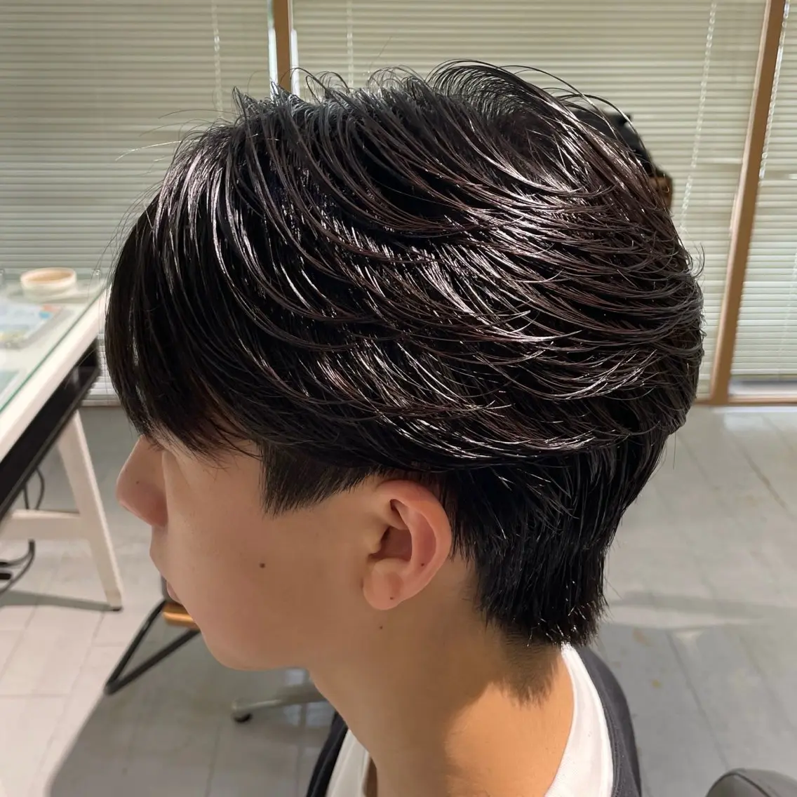 ショート パーマ メンズ カット パーマ 艶髪✨/髪質改善 カラー　kaitoのヘアスタイル