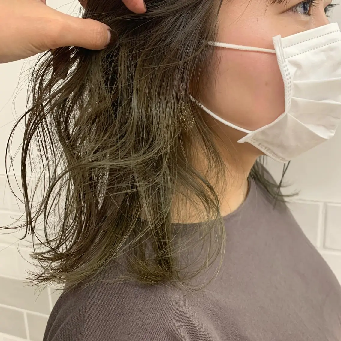 ミディアム kiyono ⭐︎ダブルカラーのヘアスタイル