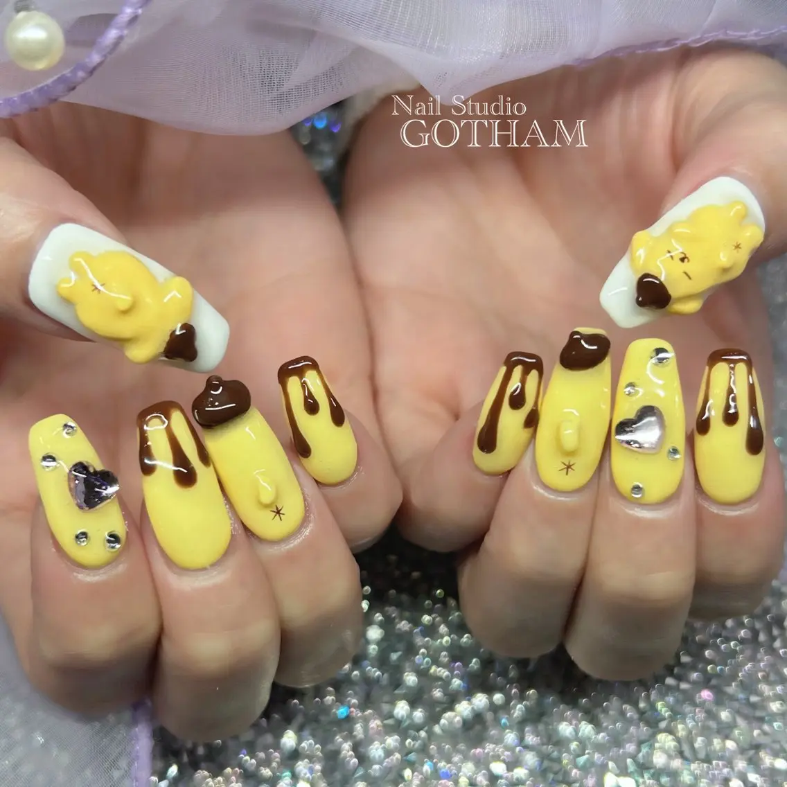 ネイル ハンドネイル 高円寺駅からすぐ🌈 ネイルGOTHAMのネイルデザイン