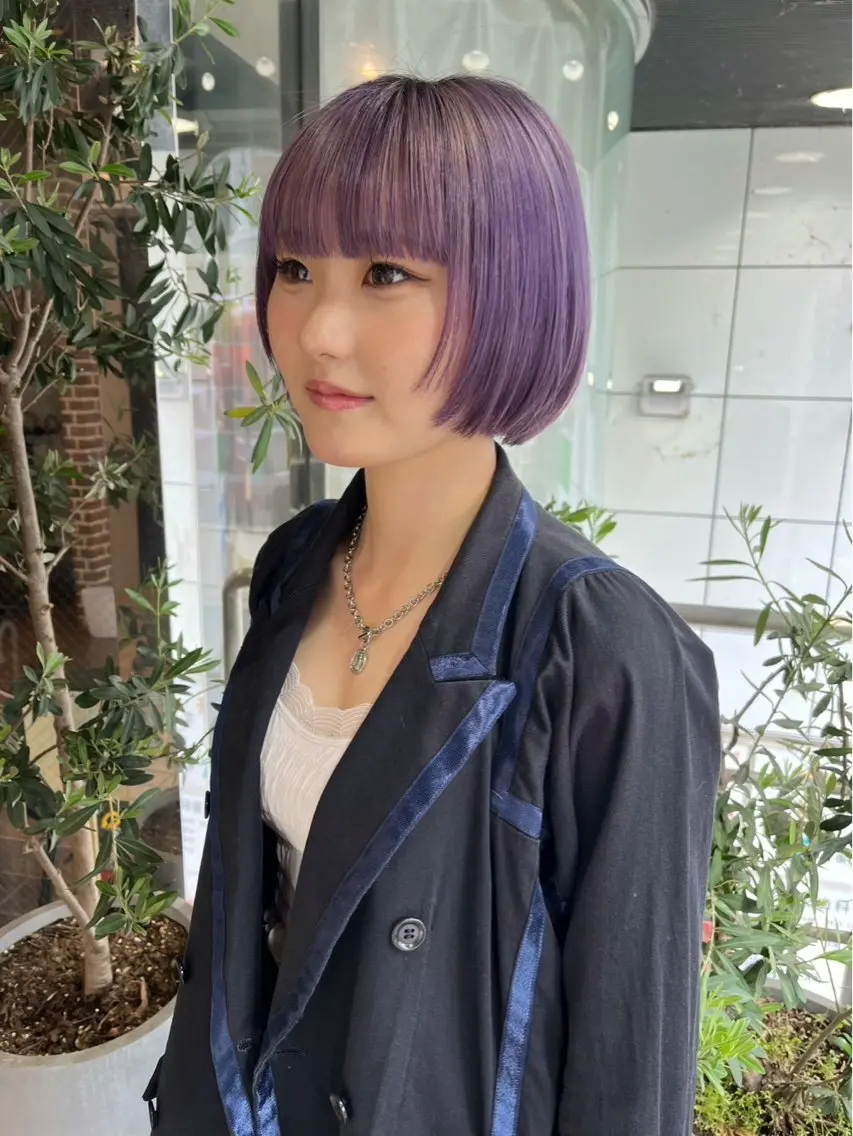 ショート カラー ブリーチ ケアブリーチ デザインカラー ダブルカラー イヤリングカラー ユウ✩.*˚/メンズ 特化/シャドウパーマのヘアスタイル