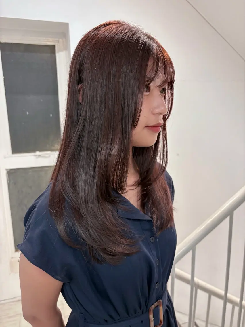 ロング カラー アヤノ/ 似合わせカット✂️のヘアスタイル