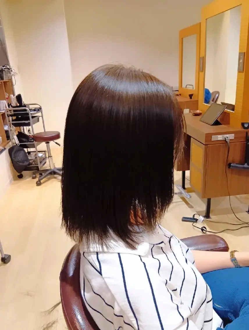 カラー ショート ボブ 顔周りカット レイヤーカット カット ヘアカラー トリートメント 小林暢🌟Orque 髪質改善サロン🌙のヘアスタイル