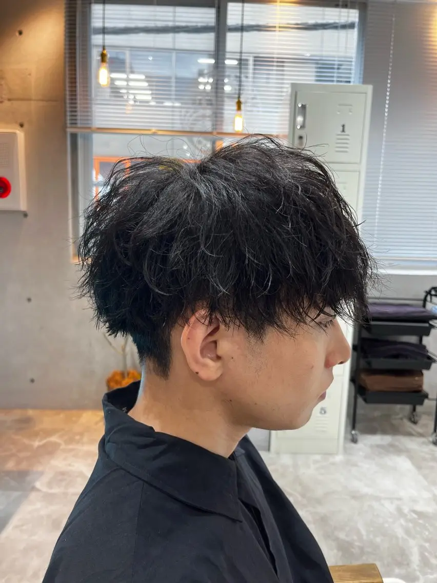 ショート メンズ マッシュ メンズカット パーマ/稲葉のヘアスタイル