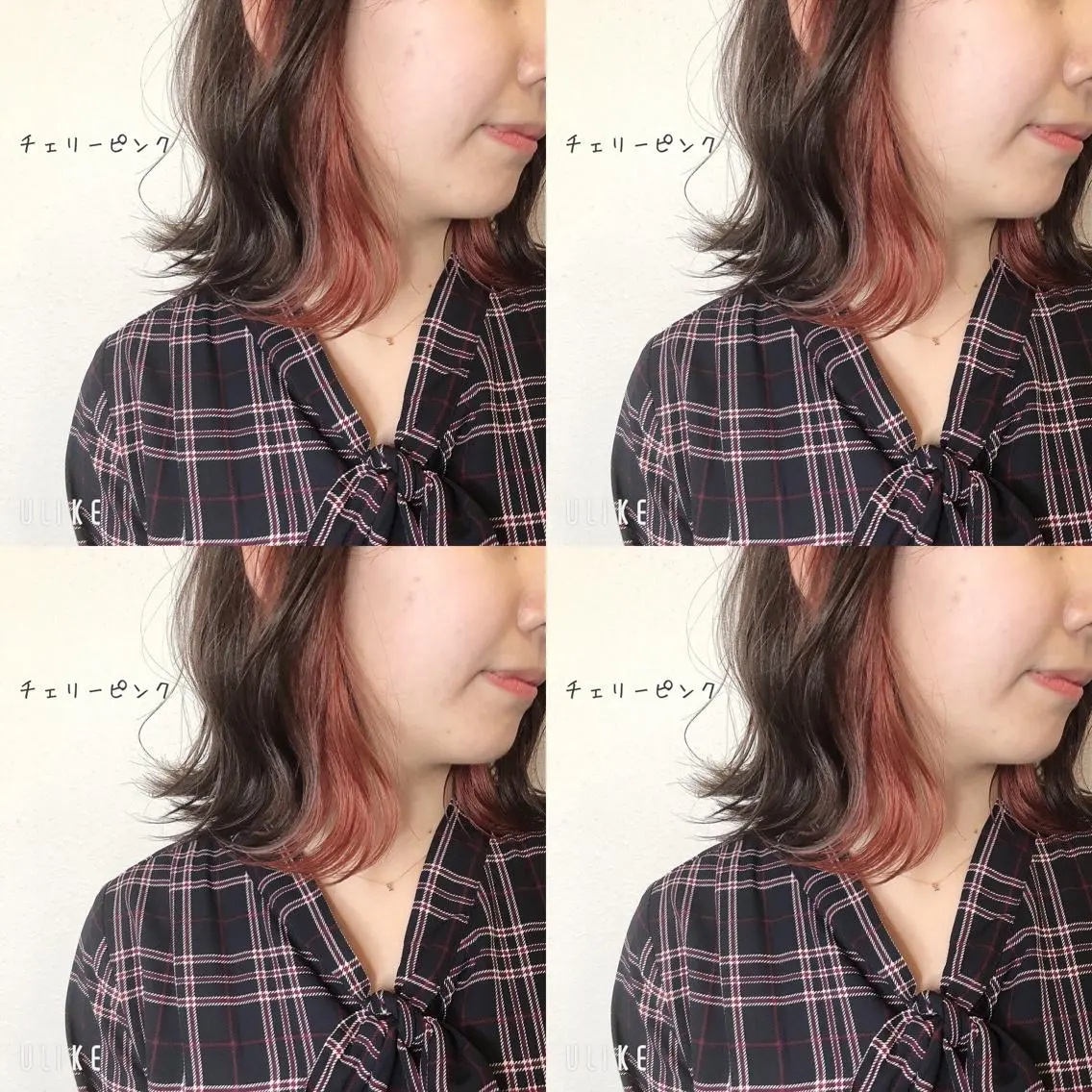 セミロング カラー ブリーチ あさだ しゅうたろうのヘアスタイル