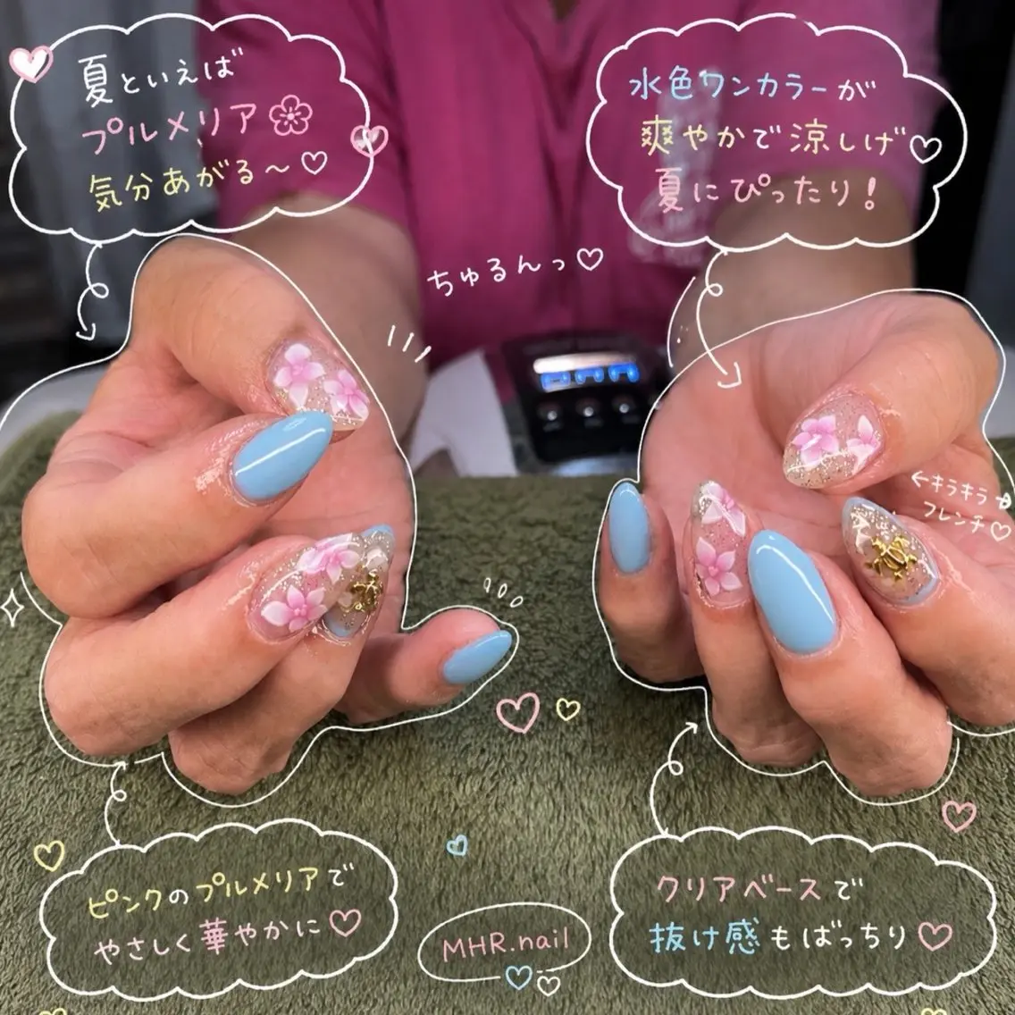 ネイル ハンドネイル フットネイル MHR nailのネイルデザイン