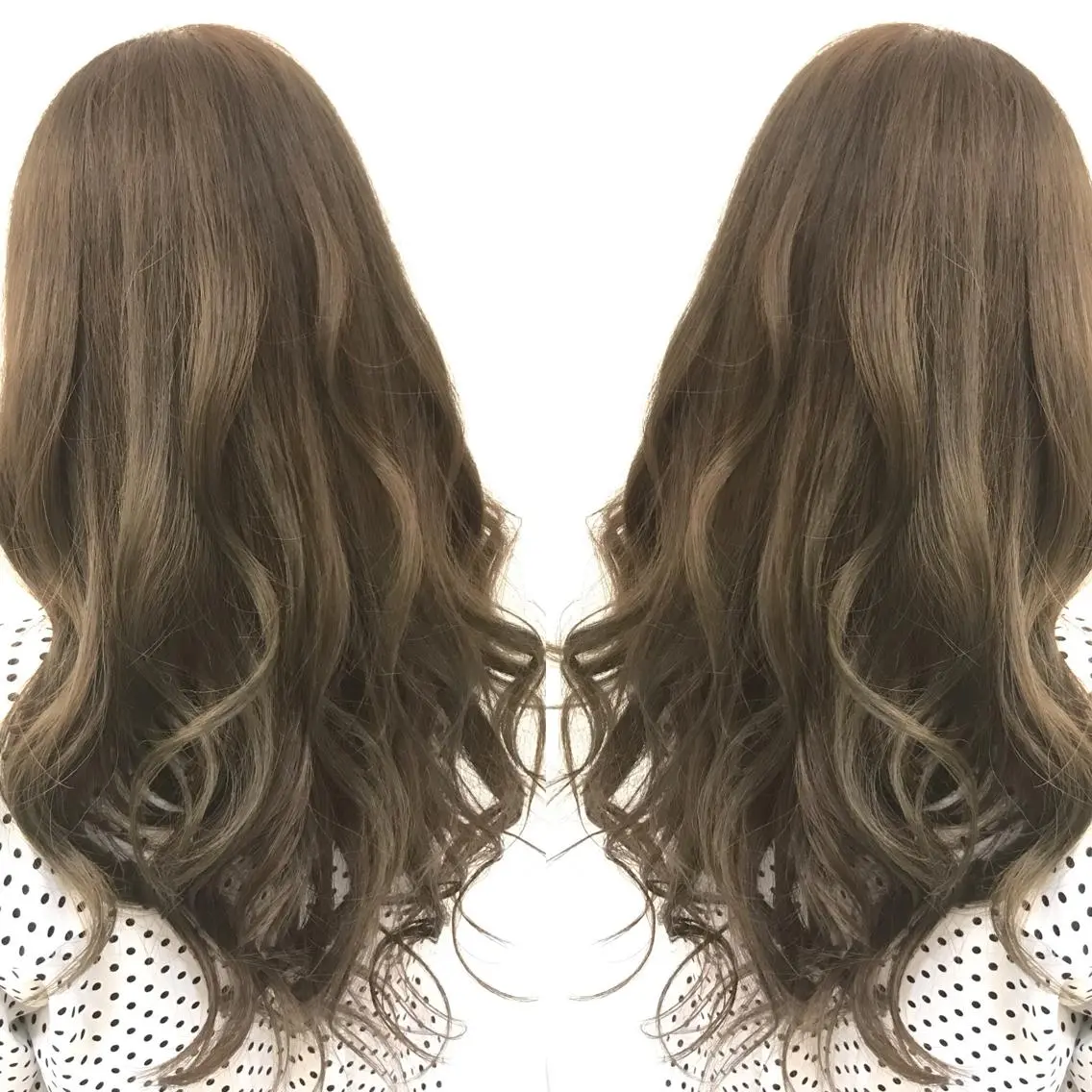 ミディアム アッシュ ヘッドスパ 髪質改善 ACTのヘアスタイル