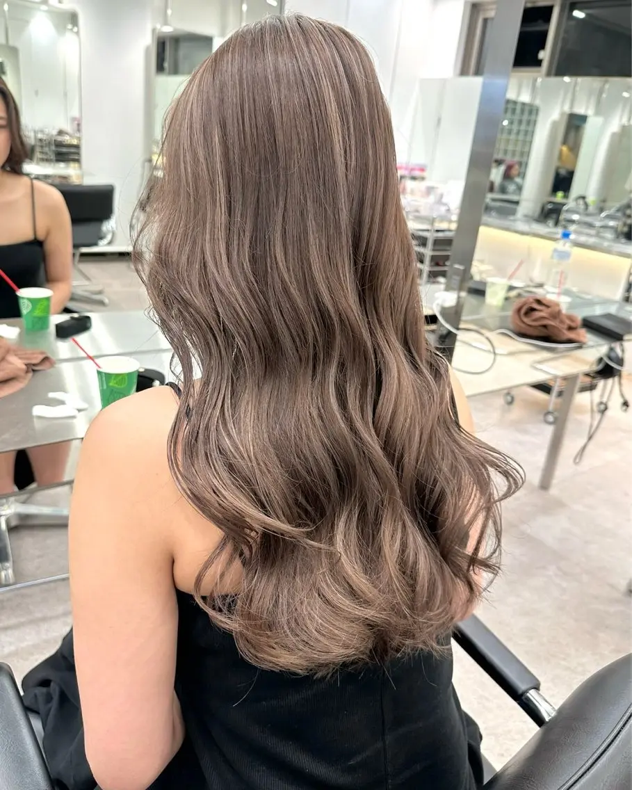ロング カラー ヘアカラー 似合わせ×ブリーチダ ブルカラー渋谷/大雅のヘアスタイル
