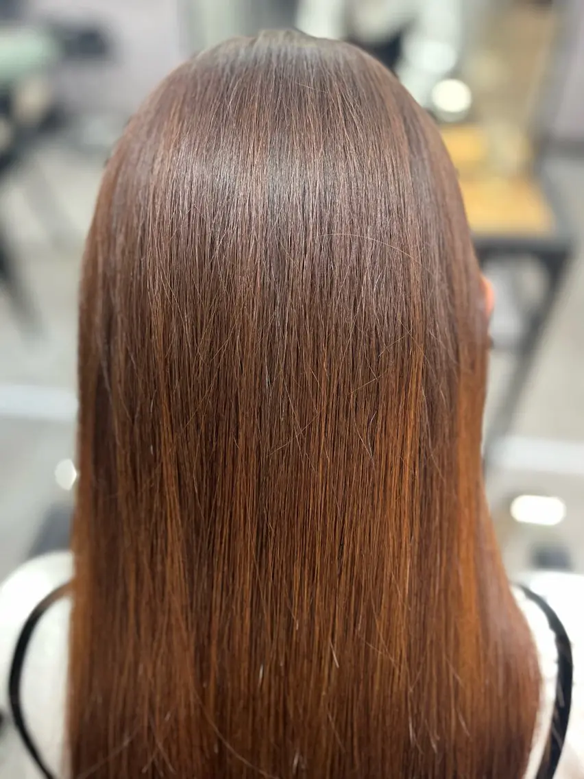 ロング カラー パーマ ヘアアレンジ ブリーチ 透明感カラー ダブルカラー グラデーションカラー ハイライトカラー 曲がる縮毛矯正特化 亮輔【江坂駅すぐ】のヘアスタイル