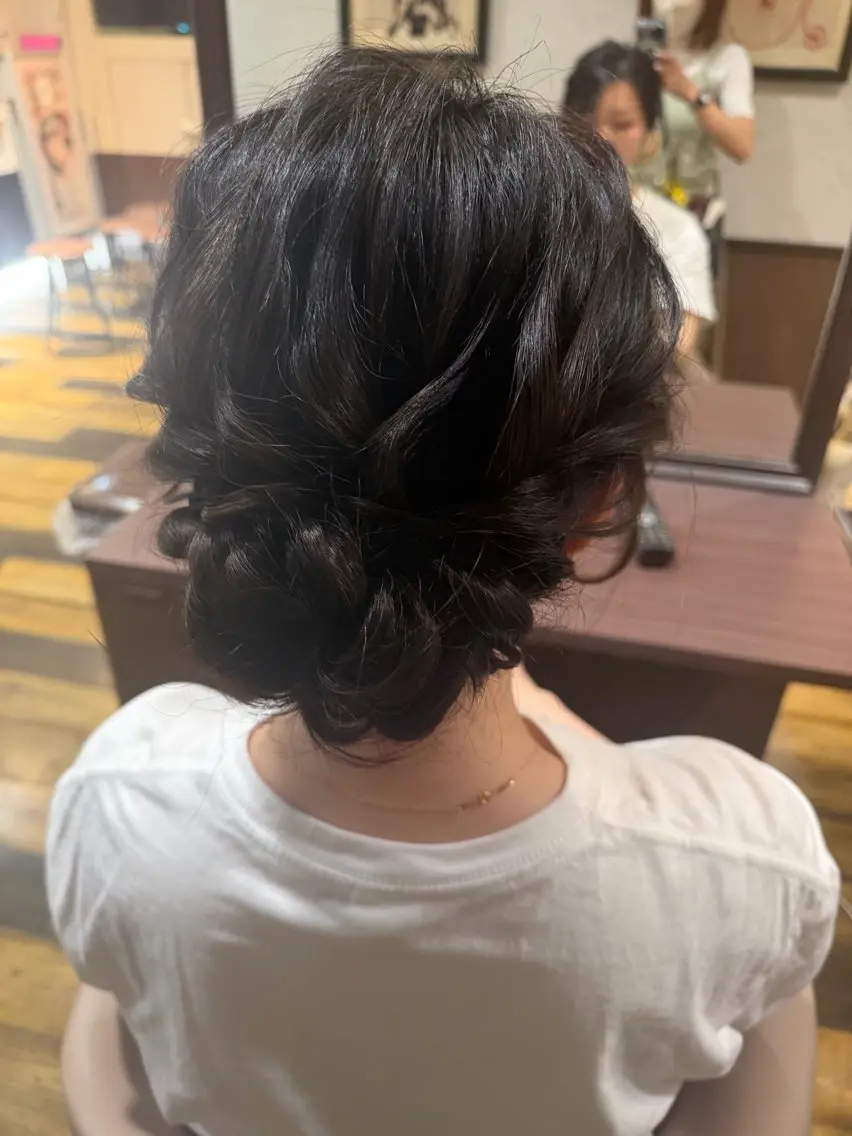 ヘアアレンジ ハマモト アヤカのヘアスタイル