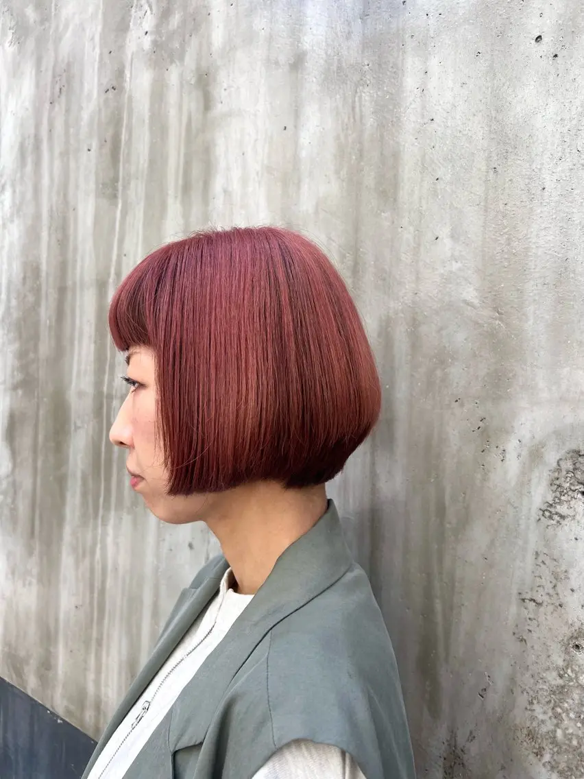 ショート カラー グラデーションカラー ボブ 🍇おぐら めぐみ🍇のヘアスタイル