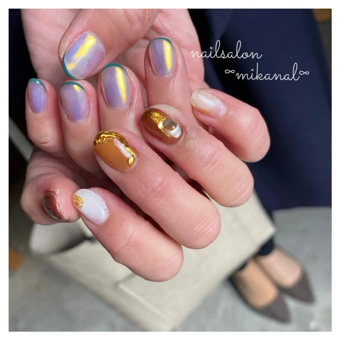 ネイル ハンドネイル nailsalon ∞ ﾐｶﾅﾙ ∞のネイルデザイン