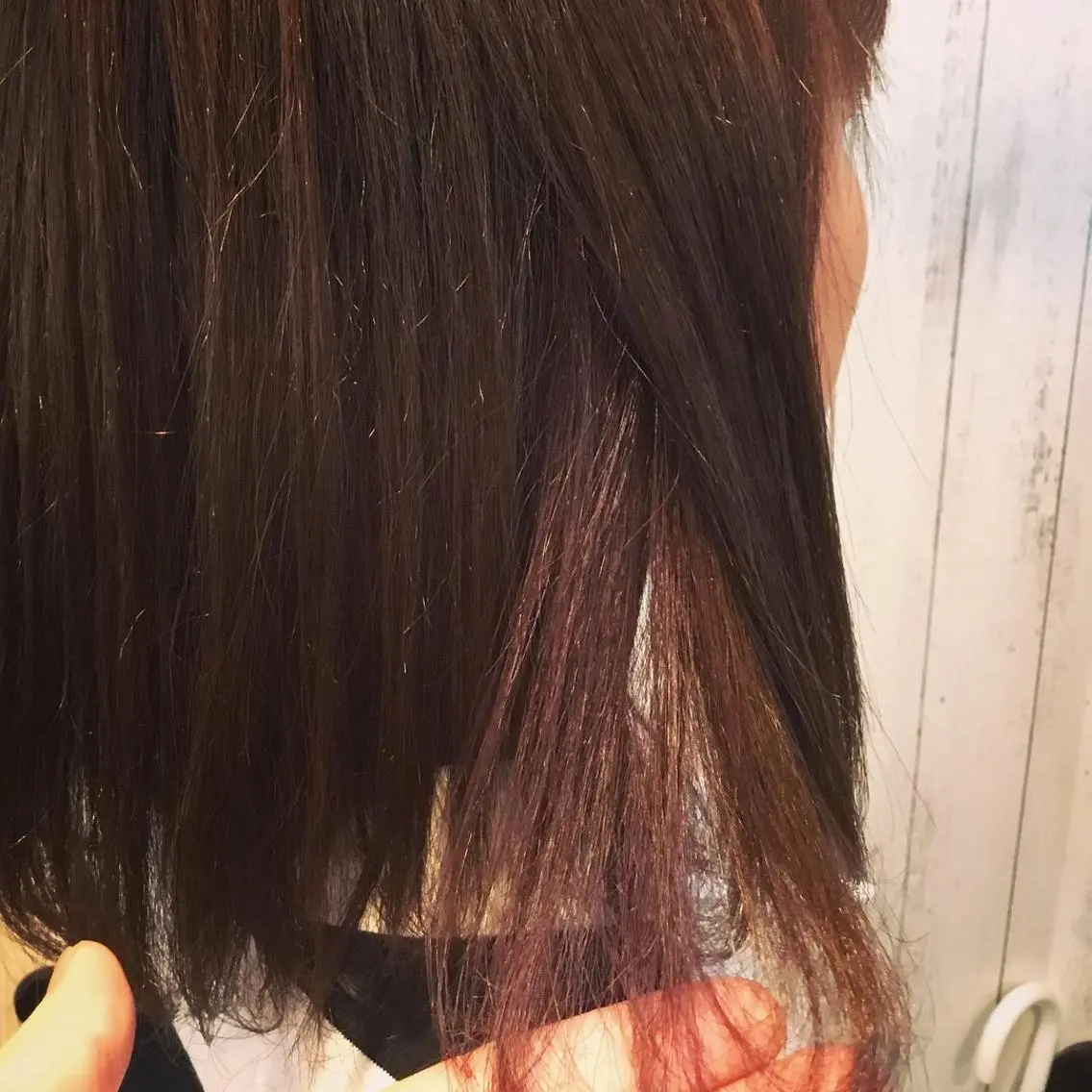 ミディアム カラー embrace エンブレイスのヘアスタイル