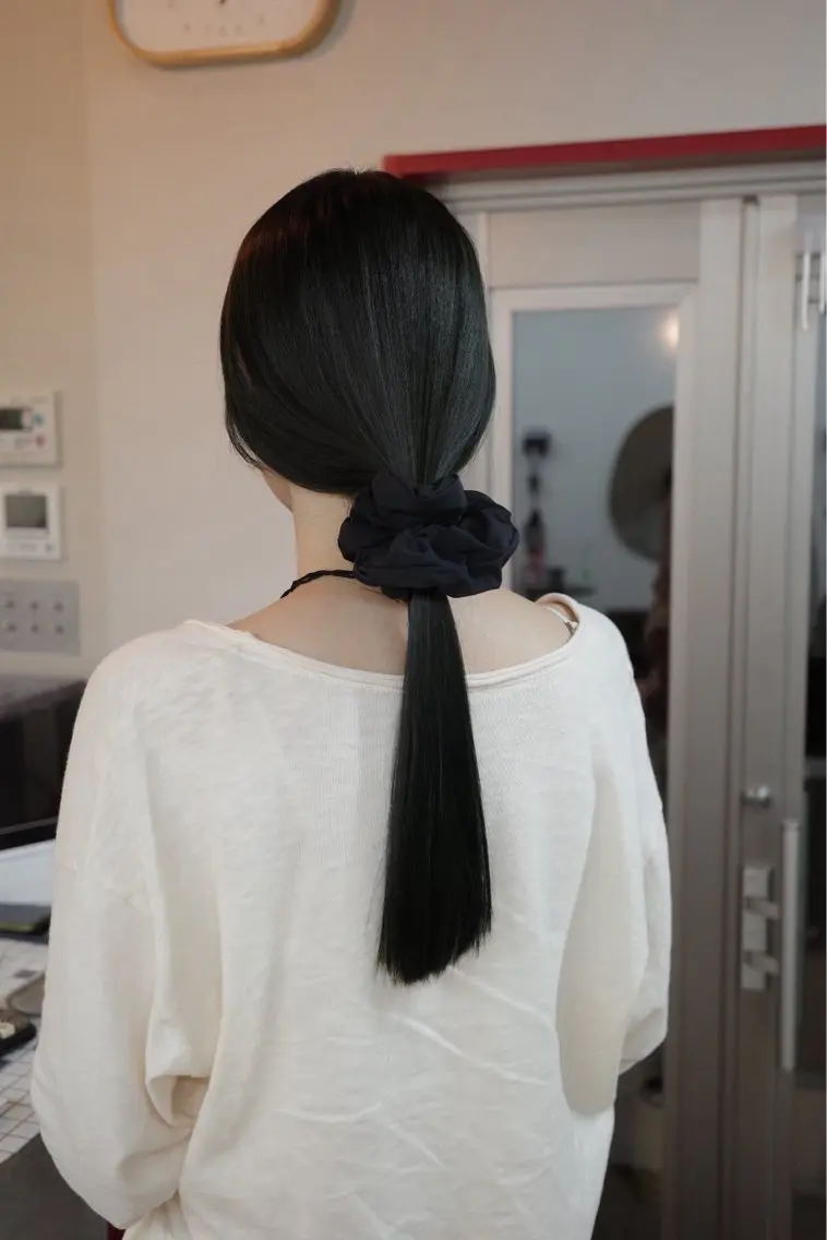 セミロング カラー カット ヘアカラー トリートメント 中嶋 颯和のヘアスタイル
