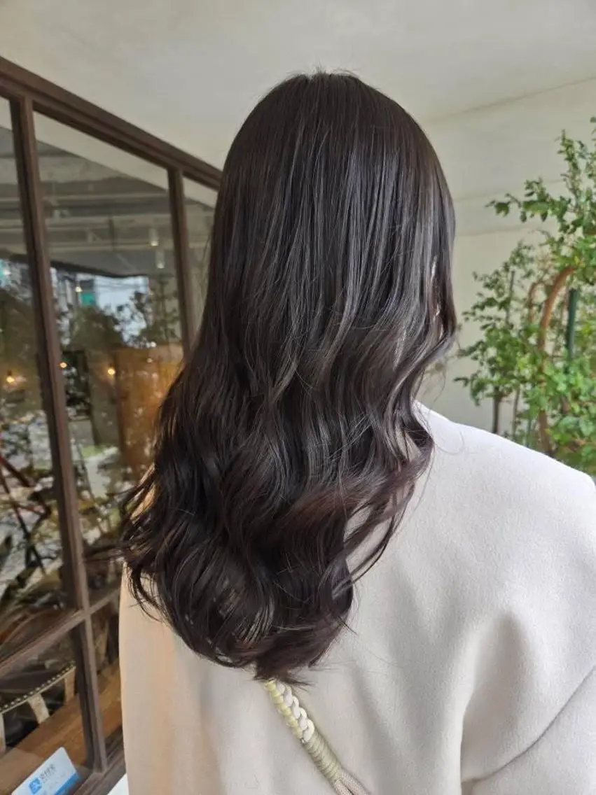 ロング カラー カット ヘアカラー 韓国好き🇰🇷 美容師MIKUのヘアスタイル