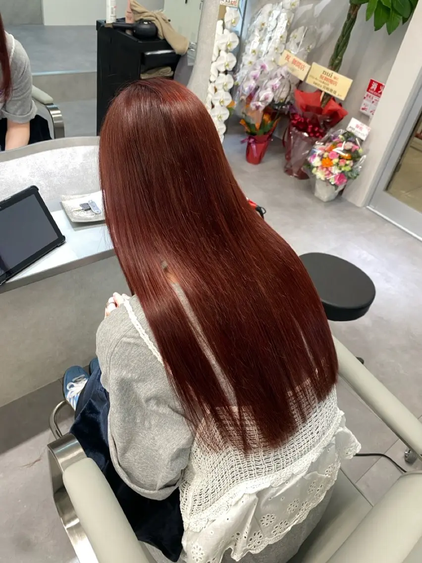 【当日限定】カラー+髪質改善トリートメントLv1【nui 茨木】の写真