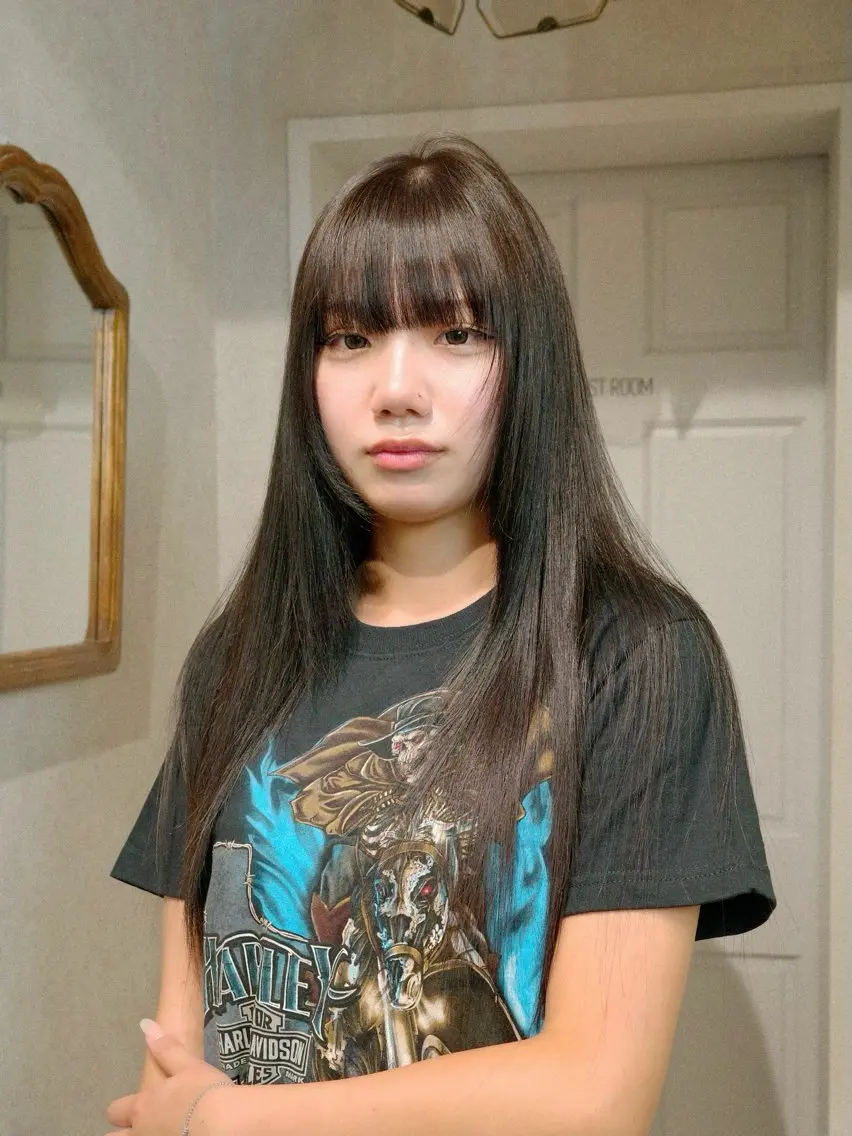 【女性限定】カット+ワンカラー+髪質改善の写真