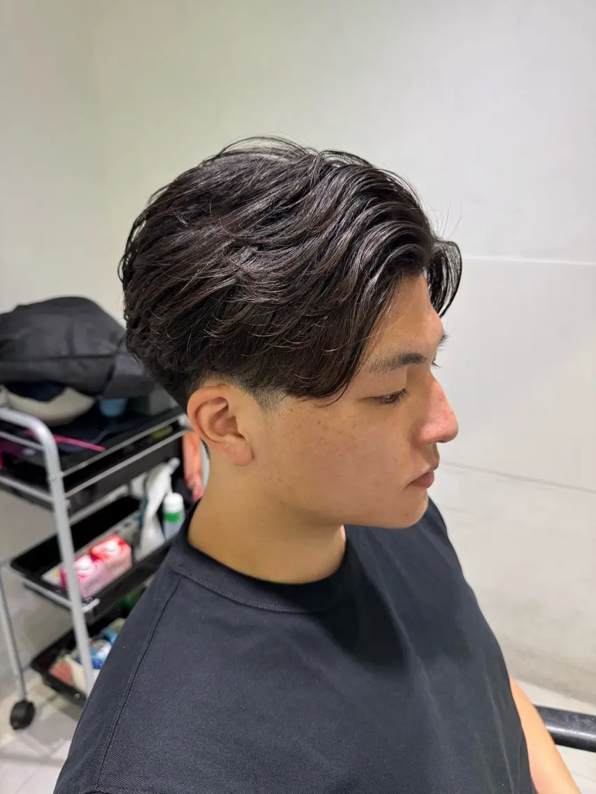 ショート パーマ ヘアアレンジ メンズ カット パーマ ヘアセット 🔥メンズ特化🔥 木村 祐太のヘアスタイル