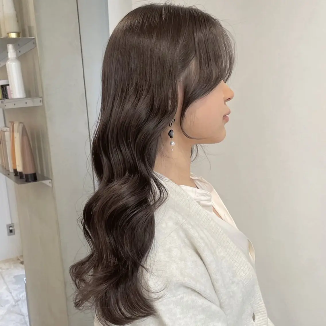 ミディアム ヘアカラー 小池 翔のヘアスタイル