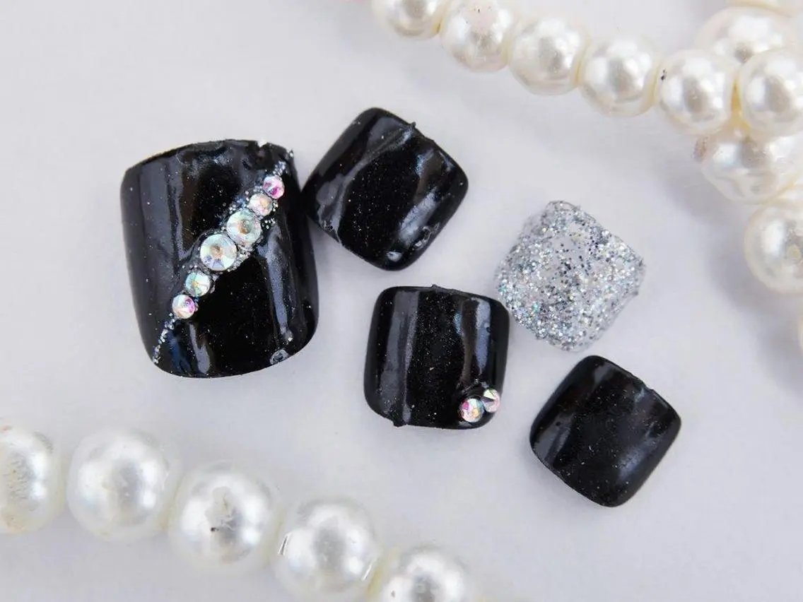ネイル 桜ネイル フラッシュネイル フットネイル ジェルネイル キラキラネイル Tiary Nail Yのネイルデザイン