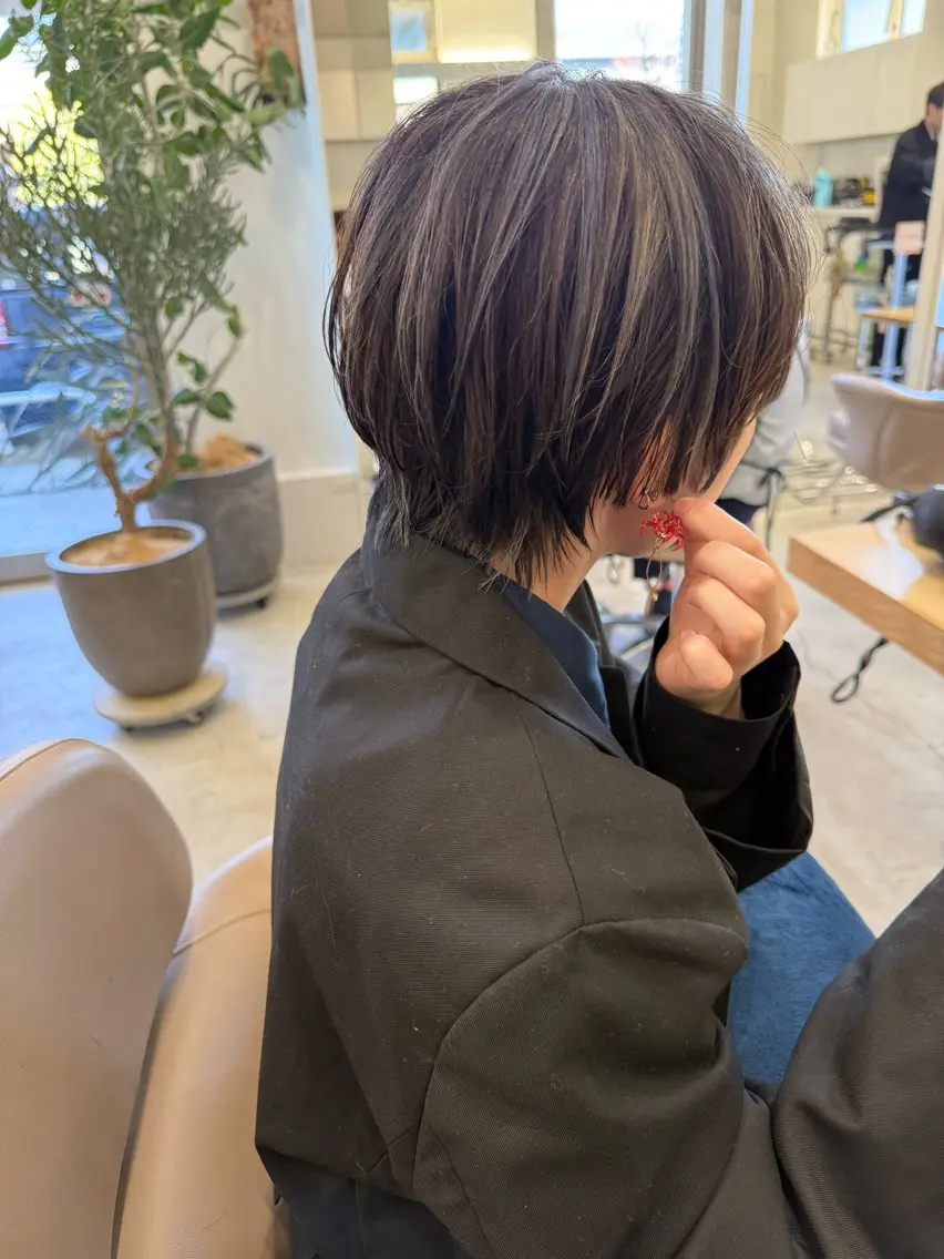 ショート カラー ヘアカラー トリートメント 💛🤍U too e’s /店長🧸のヘアスタイル