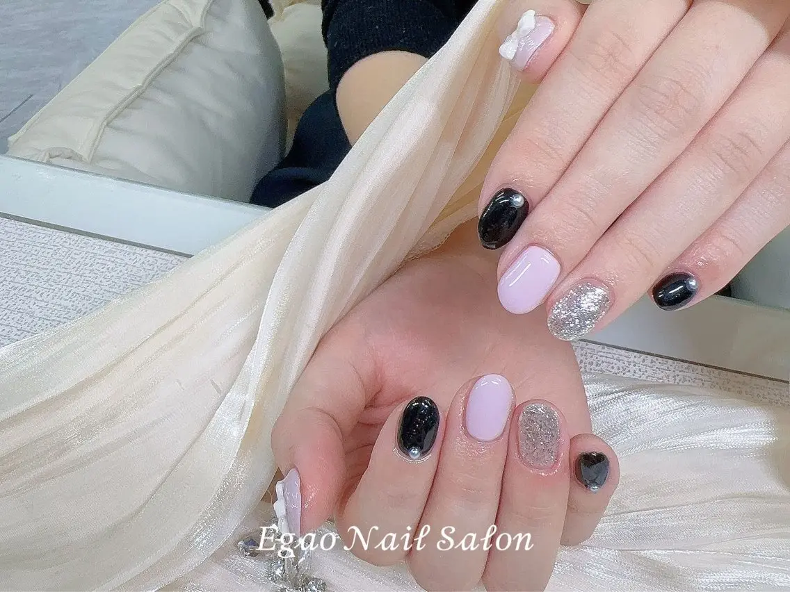 ネイル フットネイル ジェルネイル 韓国ネイル マグネットネイル メンズネイル ハンドネイル EGAO NAIL 錦糸町店のネイルデザイン