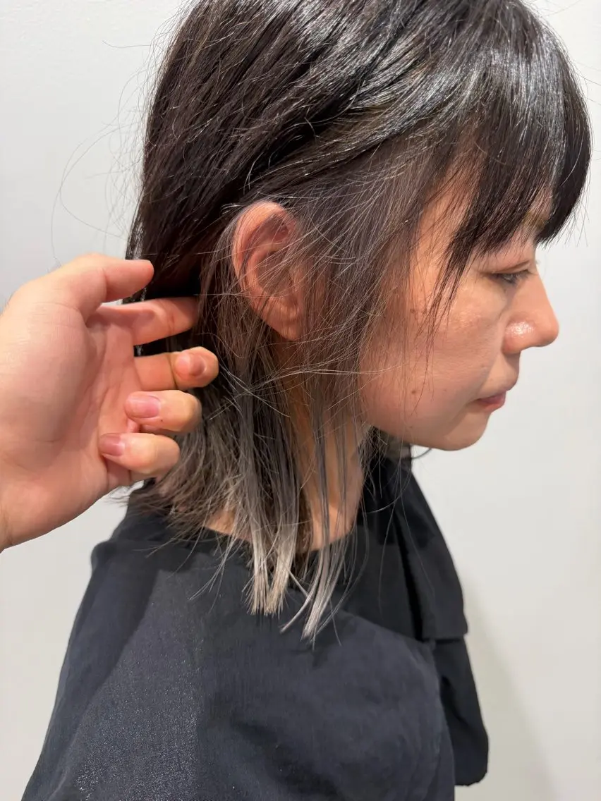 ショート カット ヘアカラー トリートメント 吉野 悠斗のヘアスタイル