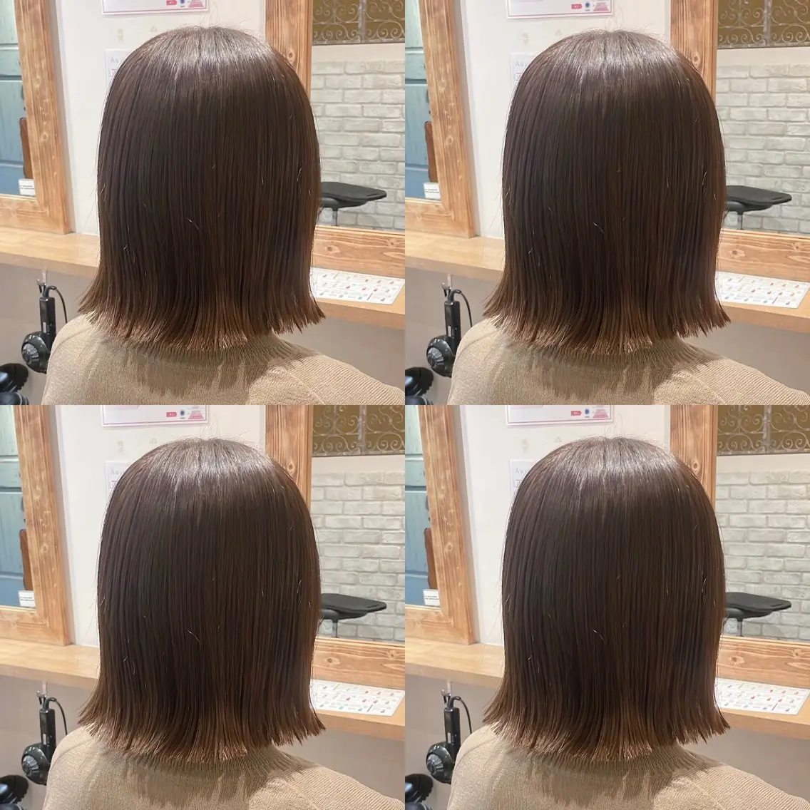 🌙【 前髪縮毛矯正 】+ カット + 全体カラー + トリートメント 🌙 ( ロング料金込 )の写真