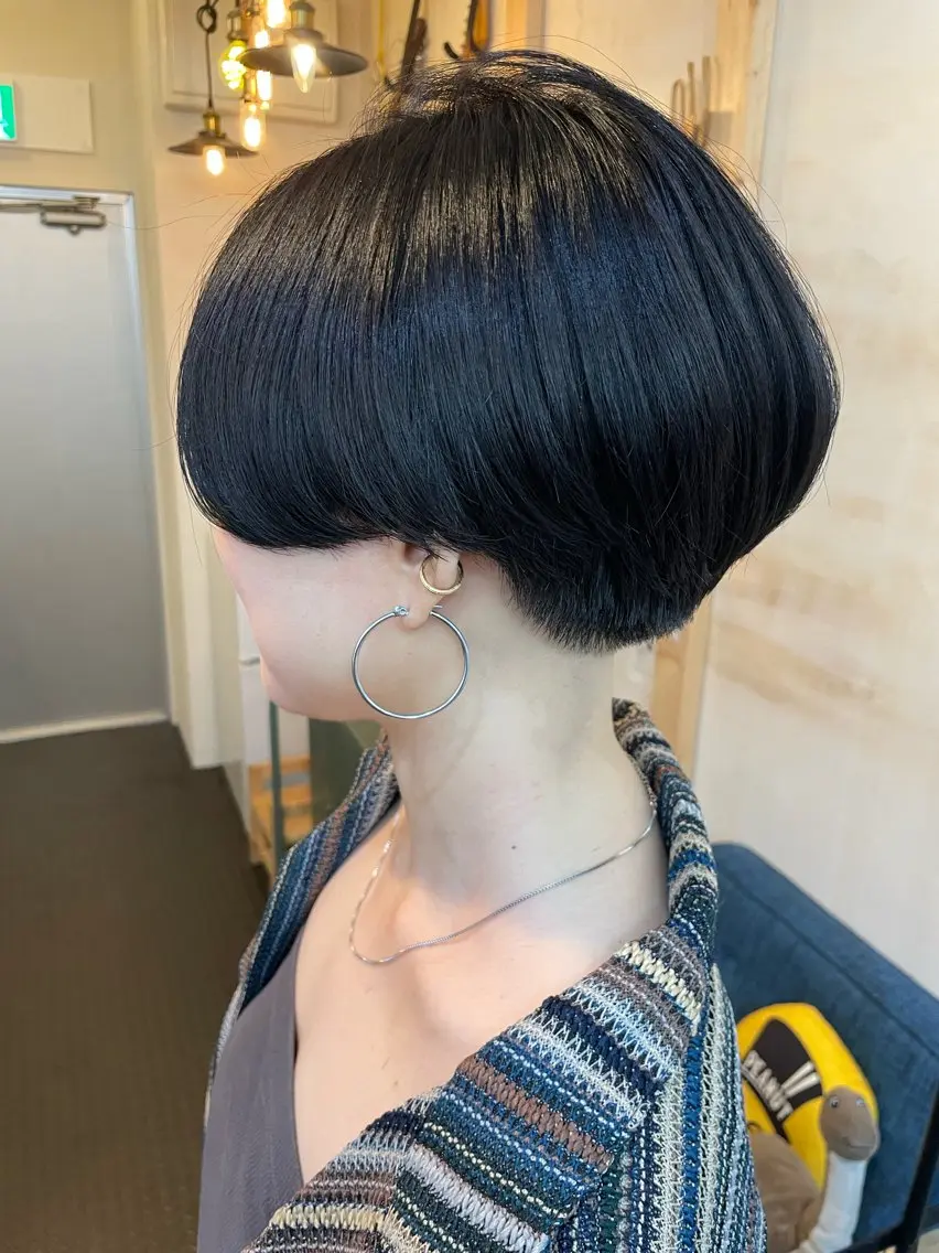 ショート カラー ショートヘア カット トリートメント 水素トリートメント/ 髪質改善/ナカノメのヘアスタイル