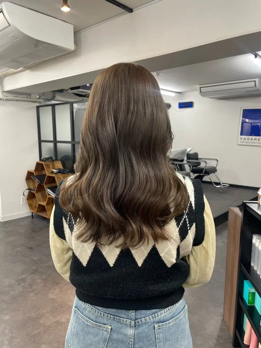 ロング ヘアカラー 透明感🍨レイヤー ヘアセット/miyuのヘアスタイル
