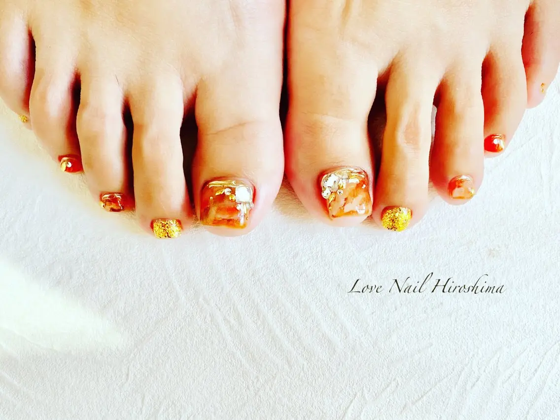 カラー LoveNail HIROSHIMAのネイルデザイン
