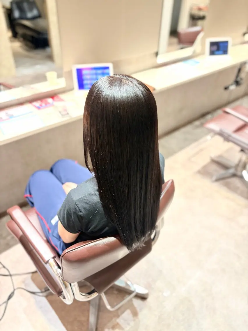 カラー ブラウンカラー ヘアカラー 楠原 彩加のヘアスタイル