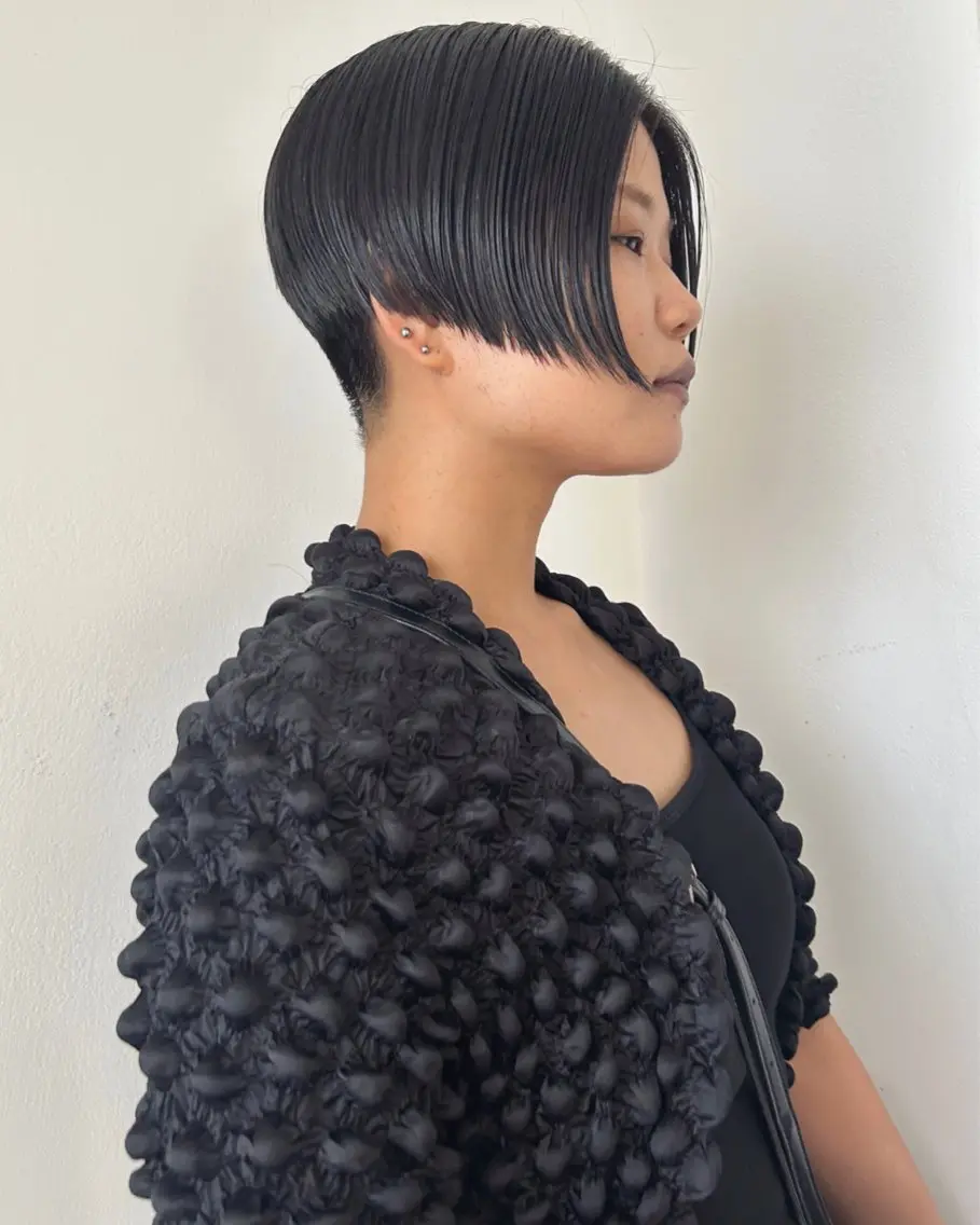 ショート ショートヘア カット トリートメント 村上雅人 ナチュラルモードのヘアスタイル