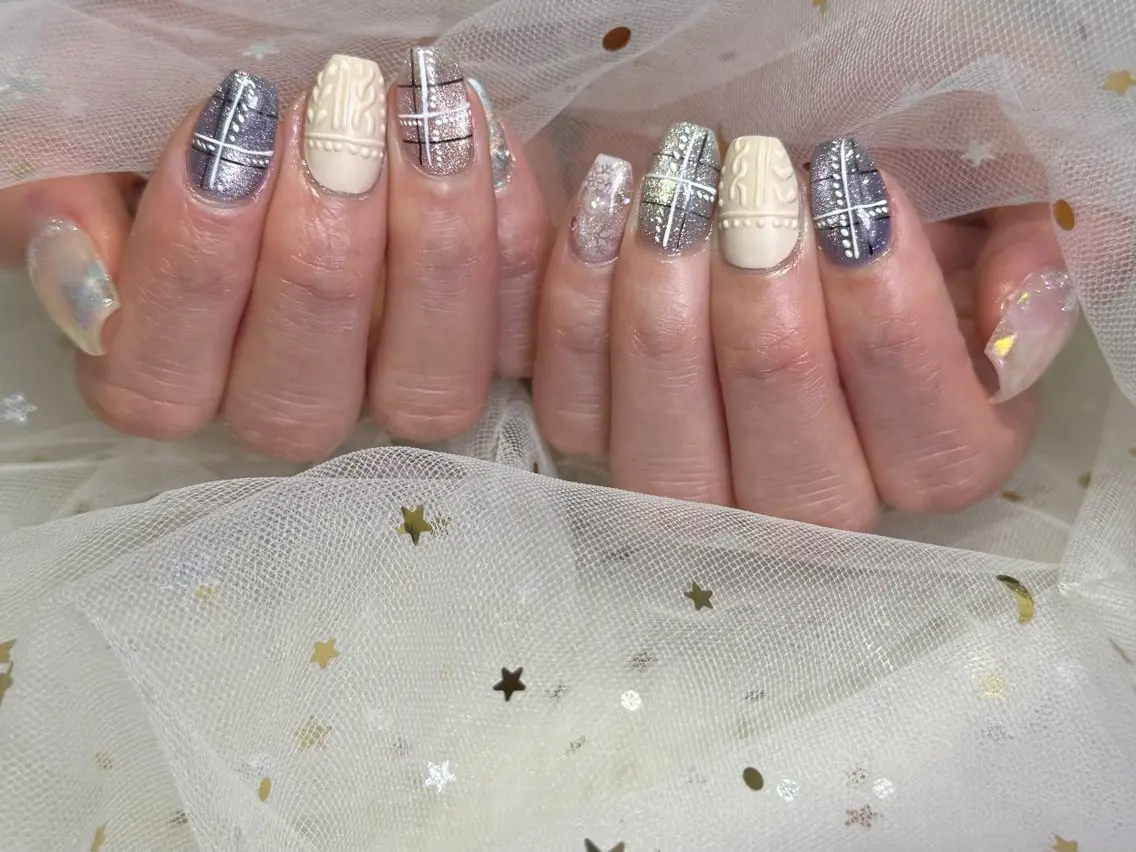 ネイル マグネットネイル ハンドネイル Mnailsalon フィルイン対応サロンのネイルデザイン