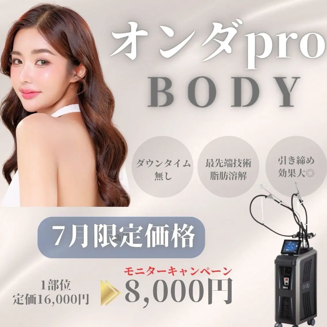 【韓国美容マイクロウェーブpro】二の腕痩身 160kj🩶の写真