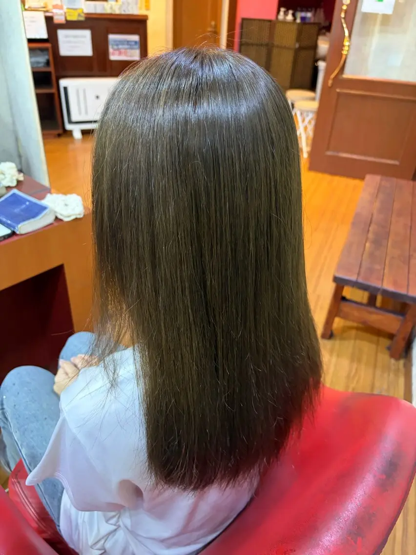 ロング ヘアカラー トリートメント 奥野JAPAN🌈 艶髪カラーのヘアスタイル