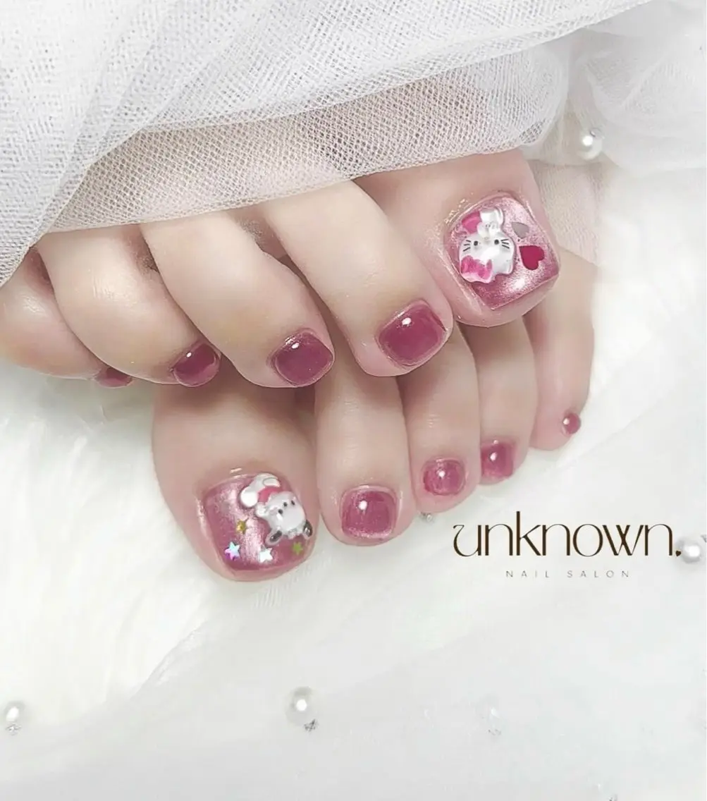 ネイル フットネイル フットネイル NAiL SALON unknown.のネイルデザイン