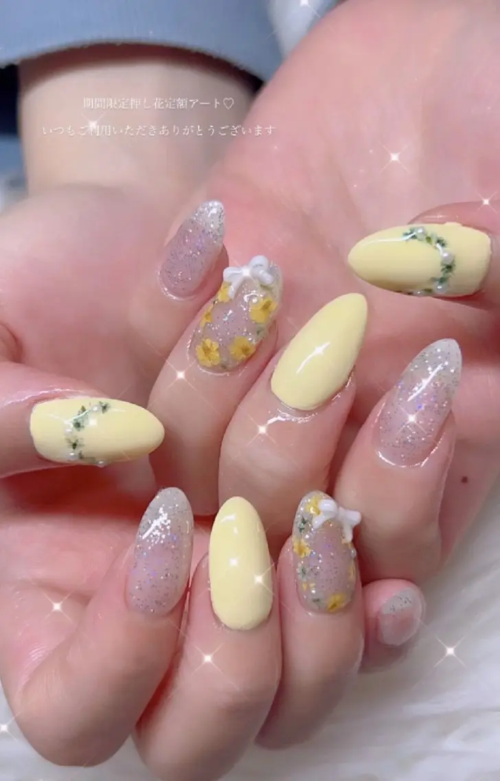 ネイル アートネイル 春ネイル ワンホンネイル I LOVE ME NAIL.。.:*♡のネイルデザイン