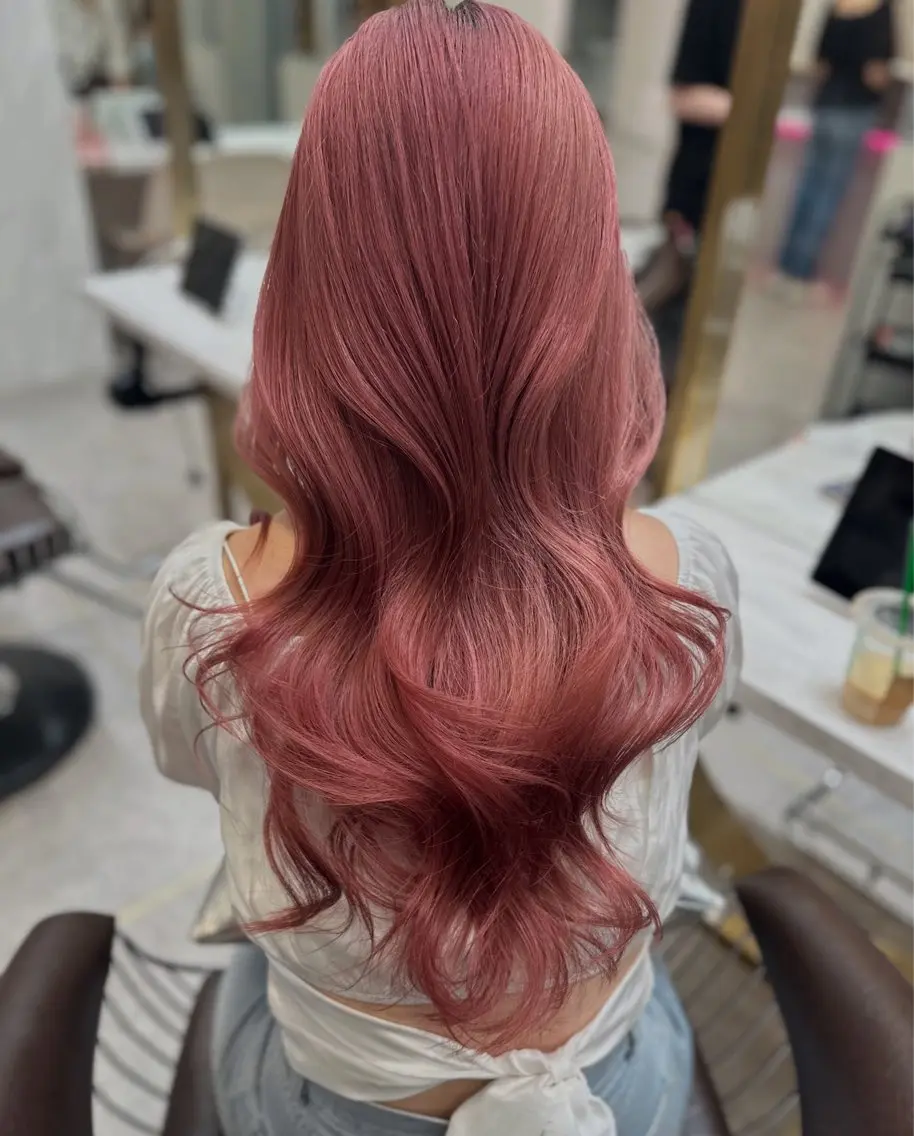 セミロング ヘアカラー トリートメント Lond  mare 🦋ayana🦋のヘアスタイル