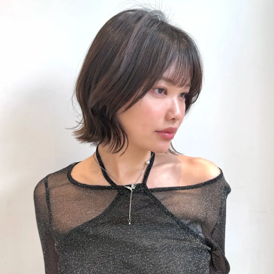 ショート カット ヘアカラー トリートメント 韓国/くびれミディ /レイヤー🧸千純のヘアスタイル
