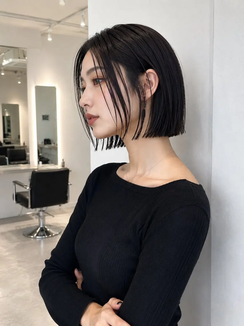 ショート カット 縮毛矯正 mao🫧/ 京都河原町のヘアスタイル