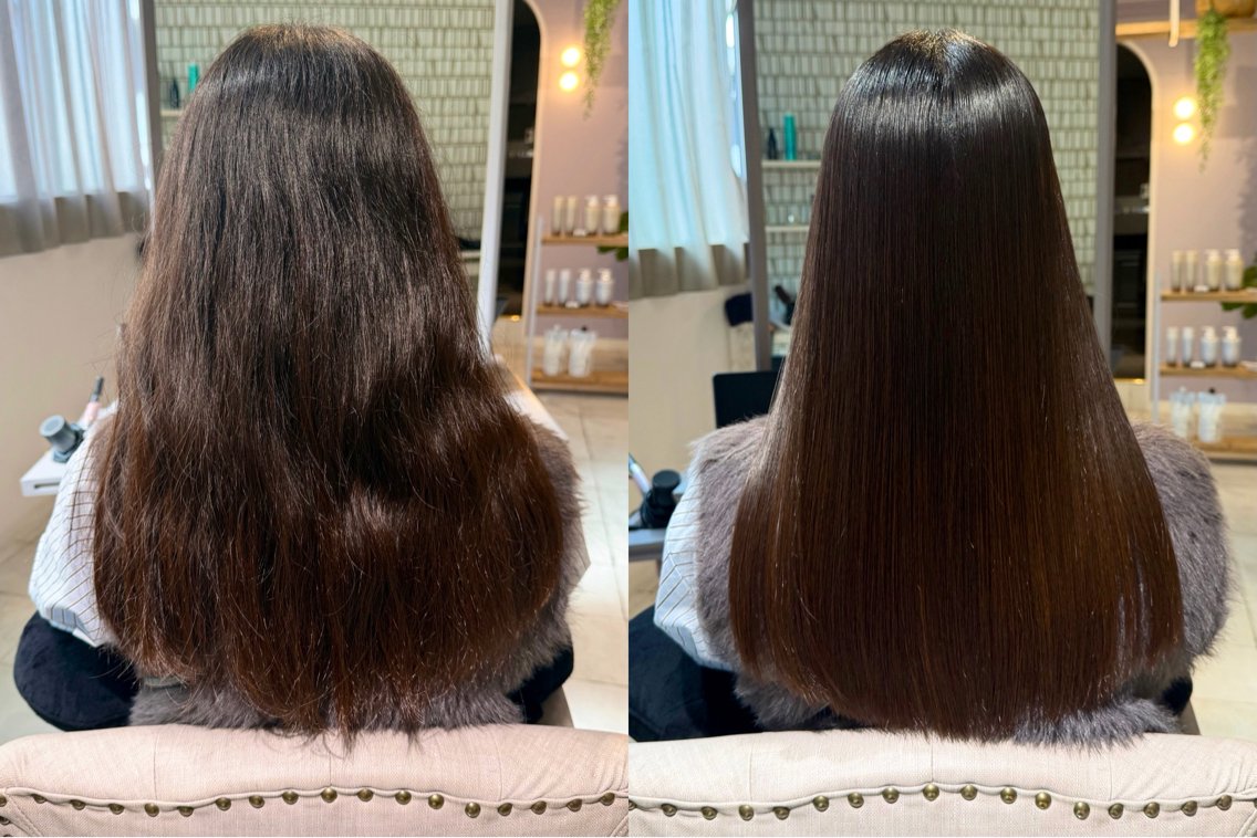 縮毛矯正 トリートメント 髪質改善🌿 モデル募集｜はねだのヘアスタイル