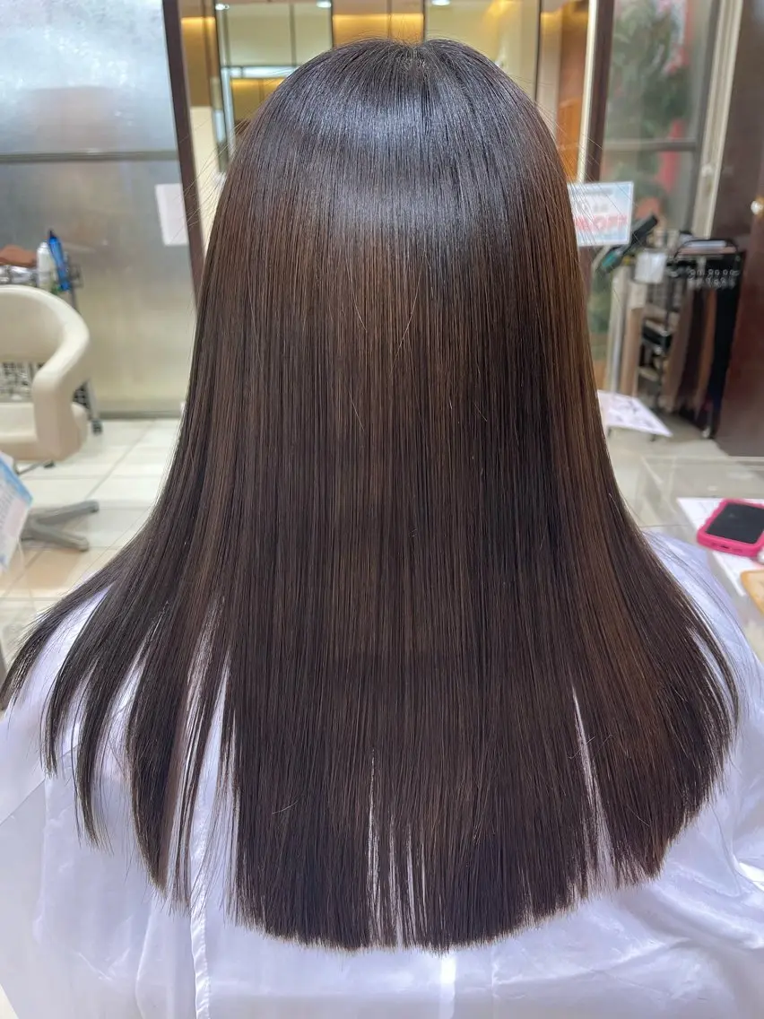 ロング 髪質改善 カネヒラ リョウスケのヘアスタイル