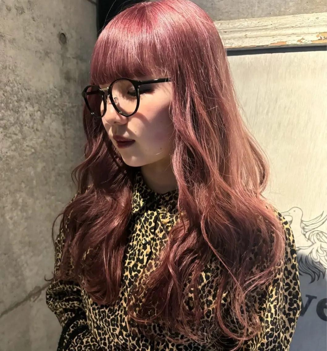 ロング カラー ヘアアレンジ キッズ デザインパーマ メンズカット 郁美のヘアスタイル