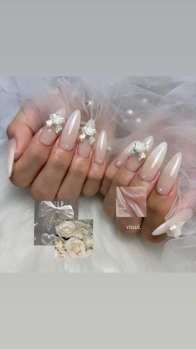 ネイル 長さ出し ハンドネイル vinail. ビネルのネイルデザイン